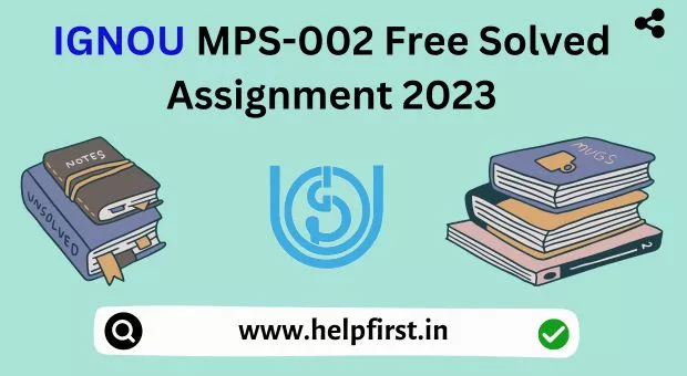 MPS 02 Solved Free Assignment