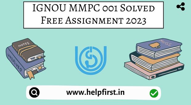 MMPC 001 Solved Free Assignment 2023