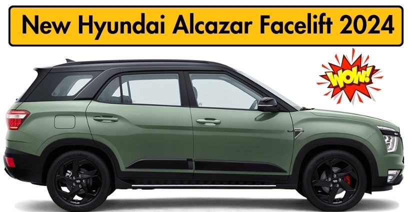 New Hyundai Alcazar Facelift 2024
