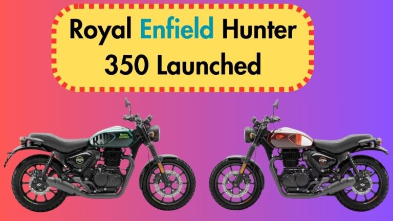 Royal Enfield Hunter 350 Launched With New Color Option In 2024 Checkout Now