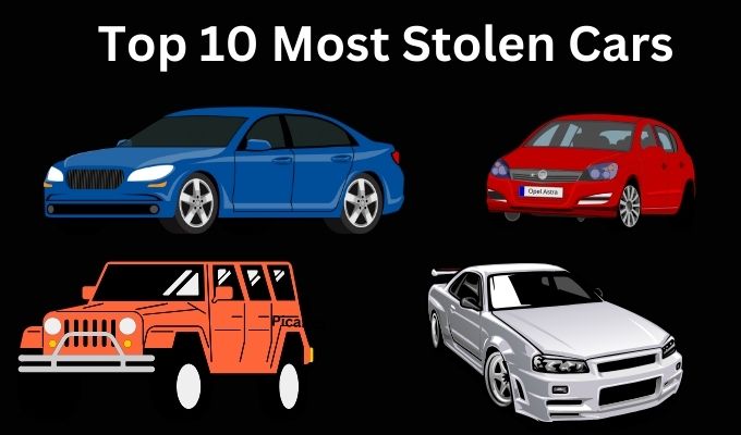 Top 10 Most Stolen Cars