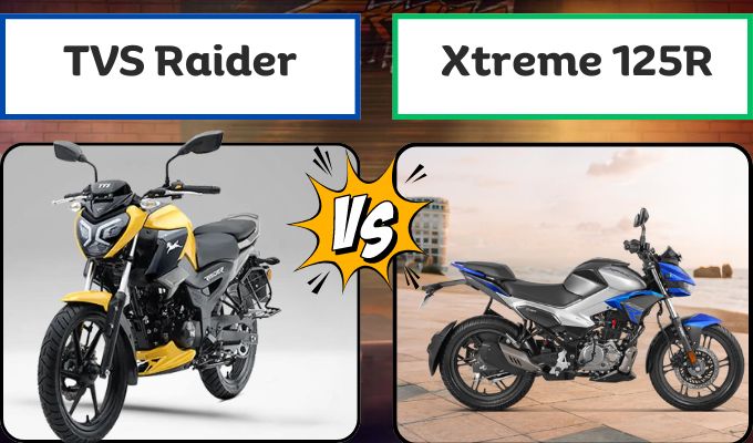 TVS Raider vs Hero Xtreme 125R