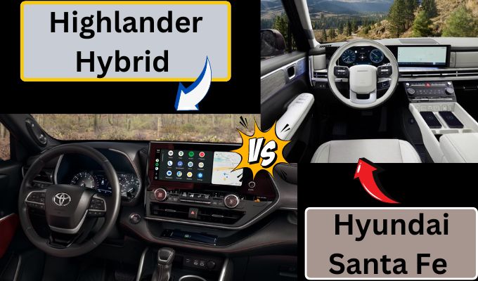 Highlander Hybrid vs Hyundai Santa Fe Hybrid