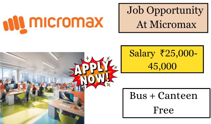 Job Opportunity at Micromax