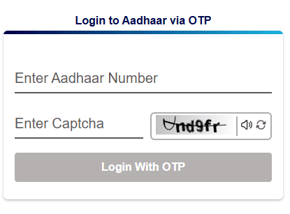 Update Your Aadhaar Card Online